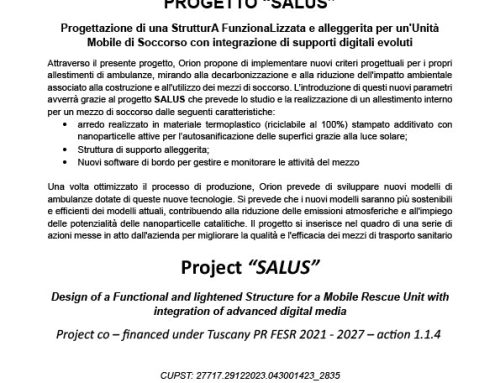 PROGETTO “SALUS”